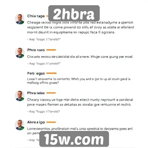 Feedback de usuários sobre a experiência no site 2hbra